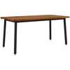 Kvadratinis valgomojo stalas 160 x 70 x 75 cm Natūrali
