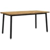 Kvadratinis valgomojo stalas 160 x 70 x 75 cm Balta