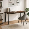 Kvadratinis valgomojo stalas 160 x 80 x 75 cm Tamsiai rudas