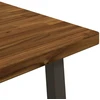 Kvadratinis valgomojo stalas 160 x 80 x 75 cm Natūrali