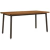 Kvadratinis valgomojo stalas 160 x 80 x 75 cm Natūrali