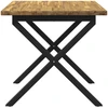 Kvadratinis valgomojo stalas 80 x 80 x 75 cm