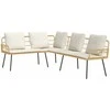 Sofa su pagalve Gamta 173 x 231 x 90cm Plienas