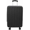Kelioninis Lagaminas su užraktu Juoda 43 x 27 x 66 cm ABS plastikas