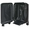 Kelioninis Lagaminas su užraktu Sidabro 43 x 27 x 66 cm ABS plastikas