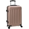 Lagaminas 3 pcs Rožinė aukso 50 x 31 x 78 cm ABS plastikas