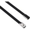 Laido tvirtinimas 250 vnt. 4,6 x 400 mm Juoda