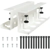 Laidų tvarkymo dėžutė po stalu 2 pcs Balta 43 x 10 x 15 cm