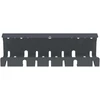 Laidų tvarkymo dėžutė po stalu 2 vnt. Antracito 43 x 9 x 11 cm