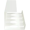 Laidų tvarkymo dėžutė po stalu 2 vnt. Balta 43 x 12 x 10 cm