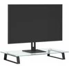 Laikiklis Monitoriaus stovas, juodas, 60x35x8cm, stiklas ir metalas