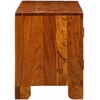 Batų suolelis Medus ruda 100 x 35 x 45 cm Alyvuogių masyvas