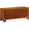 Batų suolelis Medus ruda 100 x 35 x 45 cm Alyvuogių masyvas