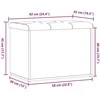laikymo suolas Sena mediena 62x42x45 cm Inžinierinė mediena