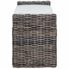 Laikymo suolas GENDT Juoda plauna 110 x 40 x 50 cm Ratanas