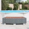 Laiptelis Spa baseinui, 92x45x25cm, poliratanas