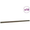 Laiptų profiliai 10 pcs Ruda 67 x 3 x 2 cm Aliuminis