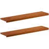 Laiptų danga 2 vnt. 110 x 30 x 2 cm Ruda Kietas ąžuolo medis