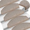 Savaime prilipantys laiptų kilimėliai 20 vnt. 65 x 24 x 4 cm