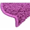 Laiptų kilimėliai, 30 vnt., 65x21x4 cm, violetiniai, pusapvaliai, dideli