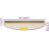 Laiptų kilimėliai Lipni Sisal-Look 30 vnt 65x21x4 cm Platina