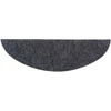 Lipnūs laiptų kilimėliai, 10vnt., tamsiai pilki, 56x17x3cm