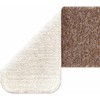 Slydimui atsparūs laiptų kilimėliai 15 pcs Ruda 60 x 25 cm PP