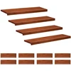 Laiptų pakopos 12 vnt. 100 x 30 x 2 cm Ruda Kietas bukas medis
