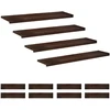 Laiptų pakopos 12 vnt. 120 x 25 x 2 cm Tamsiai rudas