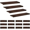 Laiptų pakopos 16 vnt. 100 x 25 x 2 cm Tamsiai rudas
