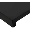 Laiptų pakopos 2 vnt. 90 x 25 x 2 cm Juoda Kietas bukas medis