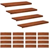 Laiptų pakopos 20 vnt. 100 x 25 x 2 cm Ruda Kietas bukas medis