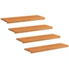 Laiptų pakopos 4 vnt. 100 x 30 x 2 cm Šviesiai rudas