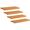 Laiptų pakopos 4 vnt. 80 x 30 x 2 cm Šviesiai rudas