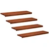 Laiptų pakopos 4 vnt. 90 x 25 x 2 cm Ruda Kietas bukas medis