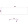 Laiptų pakopos 8 vnt. 100 x 25 x 2 cm Šviesiai rudas