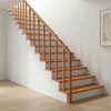 Laiptų pakopos 8 vnt. 120 x 25 x 2 cm Lakas Kietas bukas medis