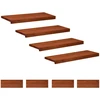 Laiptų pakopos 8 vnt. 80 x 25 x 2 cm Ruda Kietas bukas medis
