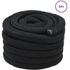 Laivo virvė 4 mm 5 m Juoda