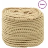 Laivo virvė 4 mm 50 m Natūrali