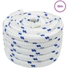 Laivo virvė 6 mm 10 m Balta ir mėlyna