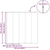 Laminato grindys 5 pcs Smėlio 101 x 20 x 0,8 cm