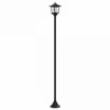 Lamp Post Set with LED Bulb 2 vnt. Juoda 16 x 16 x 156 cm