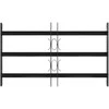Langų saugumo grotelės 75.5 x 45 cm Galvanizuotas plienas