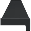Langų palangė Antracitas su medžio raštu 160 x 15 x 4,5 cm PVC