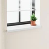 Langų palangė Balta 100 x 30 x 4,5 cm PVC