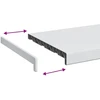 Langų palangė Balta 100 x 30 x 4,5 cm PVC