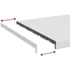 Langų palangė Balta 60 x 50 x 4,5 cm PVC