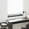 Langų palangė Juoda su medienos tekstūra 60 x 25 x 4,5 cm PVC