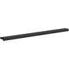 Langų palangė Juoda su medienos tekstūra 160 x 10 x 4,5 cm PVC
